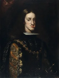 スペインのチャールズ2世の肖像（1661-1700） - クラウディオ・コエロ（1642-1693）による絵画、キャンバスに油彩