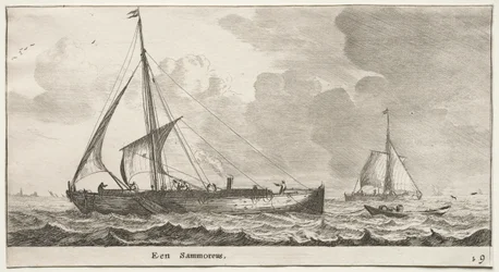 さまざまな船とアムステルダムの景色 (Verscheÿde Ships and Gesichten van Amstelredam)、パート II: 商人