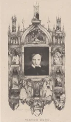 ヴィクトル・ユーゴーの肖像、1833年。