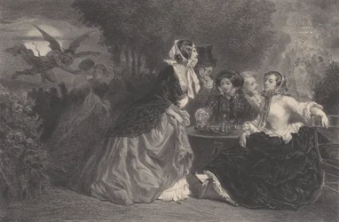 悪魔の娘、生き物、ca。 1848-62。