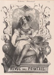 Revue de Peintres のタイトル ページ、1835 年。
