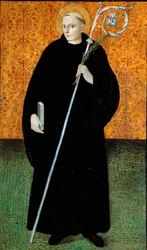 聖プラシード、ニコラフィロテシオディットコーラデル「アマトリーチェ」によるベネディクト修道士の木の絵画