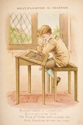 乗算はVexationであり、「Old Mother Goose&39;s Rhymes and Tales」から、Frederick Warne und Co.、c.1890s（chromolitho）によって発行されました。