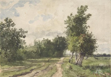 風景、1825-65。