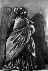 La Dame Au Chale、19世紀、1930年。
