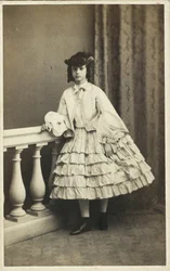 デンマークのダグマー王女の肖像、1847～1928 年、1860 年。
