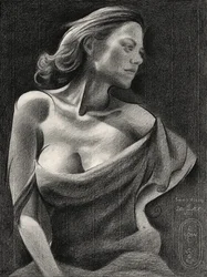 優雅な女性の肖像画