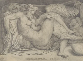 レダと白鳥、1544-66。