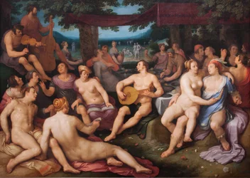 洪水の前の人類,1615（油彩・カンヴァス）