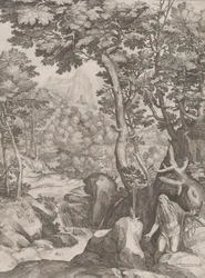 荒野の聖オヌフリウス、1574年。