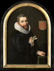ヨハン・ゲリッツ・ファン・ショテルボッシュの肖像 1620年頃（油彩・パネル）