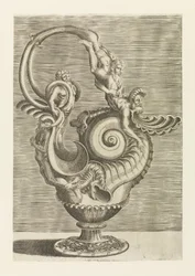 ハンドル付きのEwer