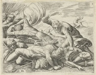 サムソンはロバのあごでペリシテ人を打ち負かす サムソンの歴史（シリーズタイトル）