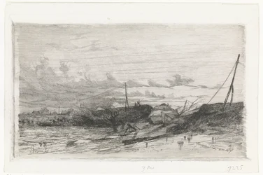 アーネムの堤防決壊、1855 年