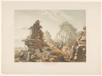 Tjandi Lora Djongrangの遺跡 Tjandi-Lora Djongrang の遺跡。 Residence Jocjakerta (オブジェクトのタイトル)
