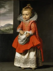 画家の娘マグダレナ・デ・フォスの肖像、1623-24年頃