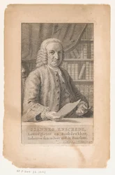 ヨハネス・エンシェデの肖像 Joannes Enschede、タイプの創始者および印刷者 (オブジェクトのタイトル)