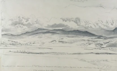ウェールズの山のパノラマ、Cader Idris