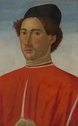 男の肖像、ca。 1481-1482。