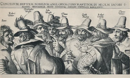 「火薬陰謀の共謀者」、1605年、1904年