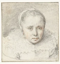 若い女性の肖像画
