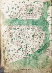 コンスタンチノープル海図 1420年頃（ヴェラム）