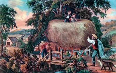 Haying Time、The Last Load、1868。