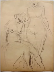 2つの女性のヌード