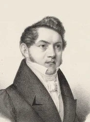 カール・ゴットリープ・ライシガーの肖像、1798～1859年頃。 1830年。