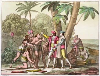 クリストファー・コロンブスとネイティブ・アメリカン、1492-1503 c1820-1839