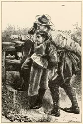 伝道者は、巡礼者の進歩からこの世界への道を、ジョン・バニヤン（1628-1688）によってもたらされるものへと導きます。