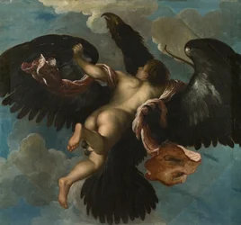ガニメデのレイプ、約。 1575年