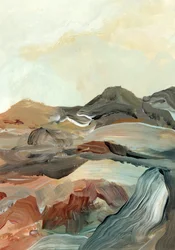 砂漠の夢幻風景