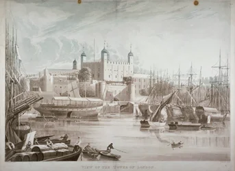 ロンドン塔、1819 年。