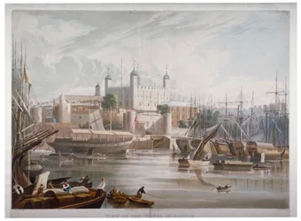 ロンドン塔、1819 年。