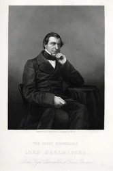 フレデリック・セジガー、第1男爵チェルムズフォード、イギリスの法学者および政治家、c1880。