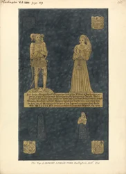 Brass Plate for Gregory Lovell and his Wife Anne, Daughter of David Bellingham, Harlington Church   1434535   ja       japanese Successfully Translated  Original: Uncle Andreu de Rocafort (oil on canvas) Translat: Uncle Andreu de Rocafort (oil on canvas) 1