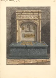 グレゴリー・ラベルと彼の妻アンの墓、ハーリントン教会