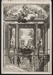 オランダのフォールスト宮殿の階段。