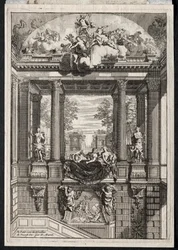 オランダのフォールスト宮殿の階段