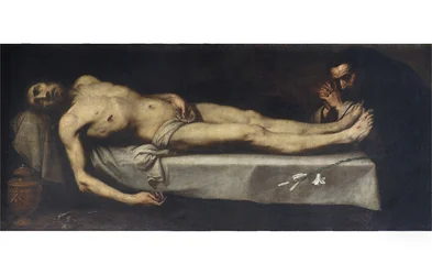 死んだキリストと聖ドミニク・ド・グスマン、1623