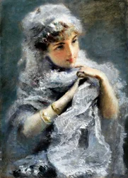 イングリッシュガール、1886年。