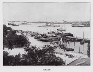 Kjobenhavn / Copenhagen: Rheden (bw/photo)