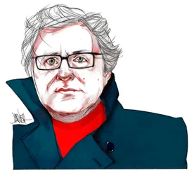 ミシェル・オンフレイ（デジタル色鉛筆画）