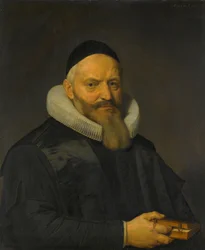 Anthony de Wale (1573-1639) の肖像画。 ライデン大学の神学教授