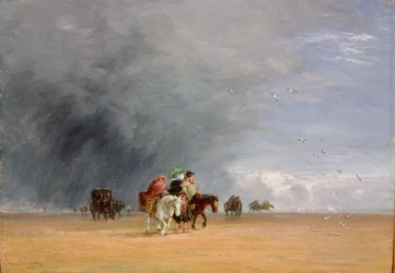 砂を渡る、1848