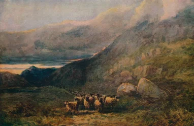 眠りの山道、c1838
