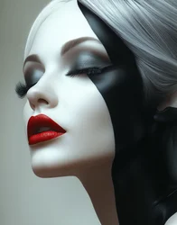 優雅な二面性のポートレート