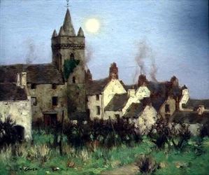 The Tolbooth, Kircudbright, c.1900 （油彩・キャンバス