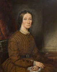 画家の妻ハリエット、1868年